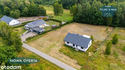 Nowoczesny dom parterowy w stanie deweloperskim