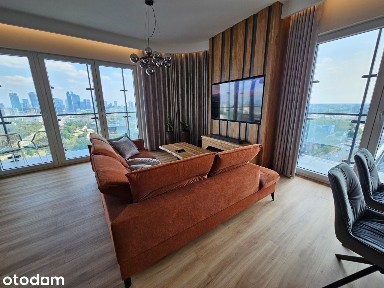 Luksusowy apartament na 19 piętrze z panoramą na centrum Warszawy