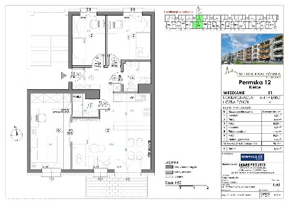Apartament, ul. Permska - Widok Karczówka