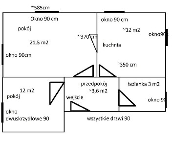 2 pokojowe, przestronne mieszkanie w podwarszawskim Drwalewie ul. Zakładowa 12+ zewnętrzny garaż murowany.