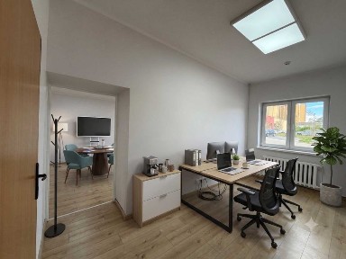 Wynajmę biuro składające się z dwóch pomieszczeń 30 m2 +14 m2