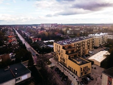 Starachowice centrum, Mieszkanie M2 z tarasem, Stan deweloperski, Nowy budynek
