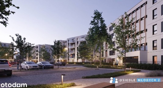 2-pokojowe mieszkanie + balkon - Osiedle Młodych 2.0 - 4 budynek