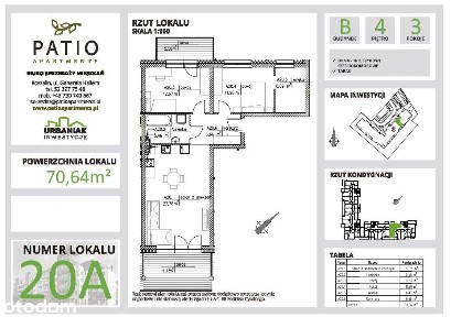 Mieszkanie Patio Koszalin 70,52m2