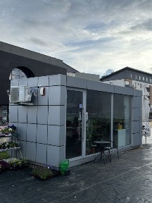 Pawilon handlowy,biuro, sklep, kontener wynajem Alarm, Klima