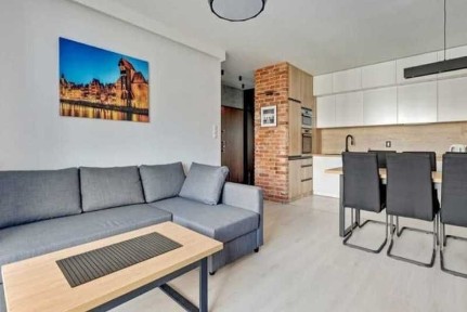 Nowy apartament 44 m2, 2-pokoje w Gdańsk Stare Miasto nad Motławą