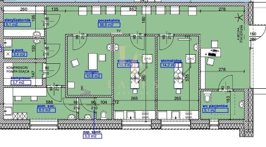 Białołęka - Modlińska | 106 m² | usługi medyczne/stomatologia