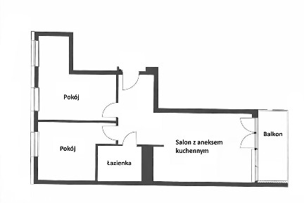 Bezpośrednio 65m +2m komórka - Zaświat, osiedle zamknięte