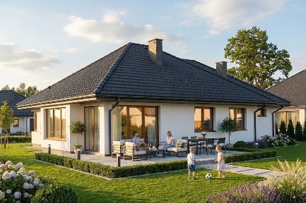 Chotomów | Dom jednorodzinny 122,73 m² | Osiedle Rajska