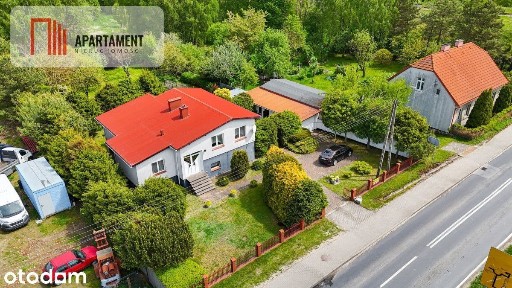 Dom Więcbork ogród, staw, jezioro, las