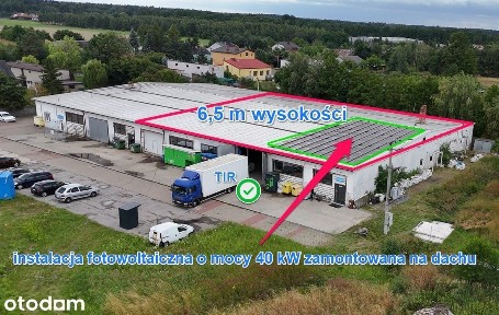 Wynajmę halę przemysłową 1300 m² Chechło Drugie - blisko S8