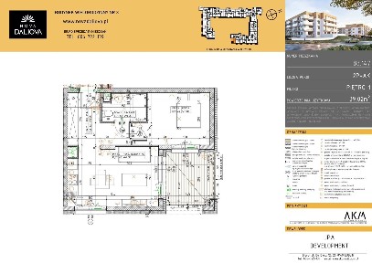 2-pokojowe mieszkanie 39m2 + balkon Bezpośrednio