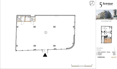 Lokal usługowy 166,42 m² | Wrocław, ul. Traugutta 70 | Centrum