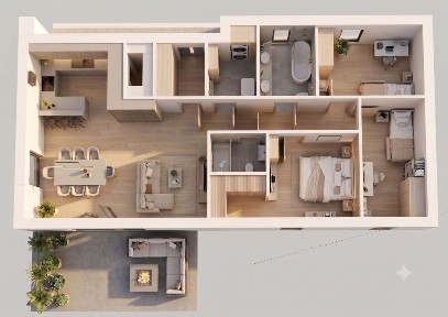 Ostatni etap w Kołatniku Dom 100m2 z działką 1000m2.