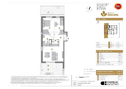 3-pokojowe mieszkanie 62m2 + balkon