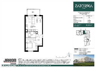 3-pokojowe mieszkanie 50m2 + balkon Bez Prowizji