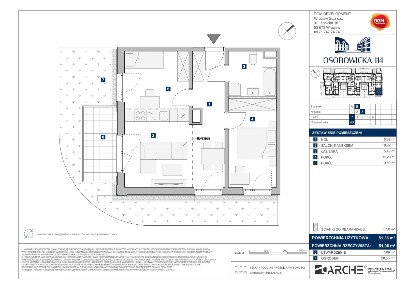 3-pokojowe mieszkanie 51m2 + ogródek