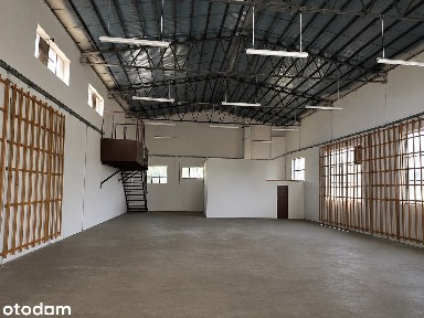 Hala produkcyjno-usługowa-magazynowa 745m2+ plac 2800m2 Ząbkowice Śl.