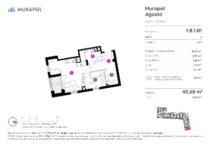 2-pokojowe mieszkanie 40m2 + loggia Bezpośrednio