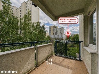 Studio z garderobą | Metro Stokłosy 2min pieszo