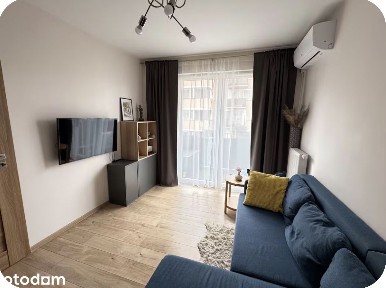 Bezpośrednio: 38 m² z osobną sypialnią, klimatyzacja, 2 mp. w cenie