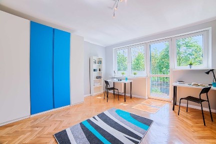 2 pokoje z loggią | Narutowicza 79 | UŁ, CKD | 2-3 osoby