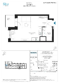 1-pokojowe mieszkanie 28m2 + loggia Bezpośrednio