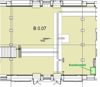 Powierzchnia pod bankomat Dworzec Rzeszów Główny