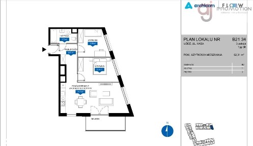 Piękne 3 pokoje Top lokalizacja w samym centrum