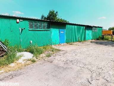 Okazja/Hala 295 m2/ogrzewanie/biura/2 bramy/Szajnochy