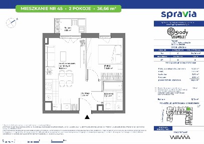 2-pokojowe mieszkanie 36m2 + balkon Bezpośrednio