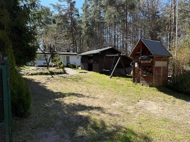całoroczny domek murowany 400 m od jeziora