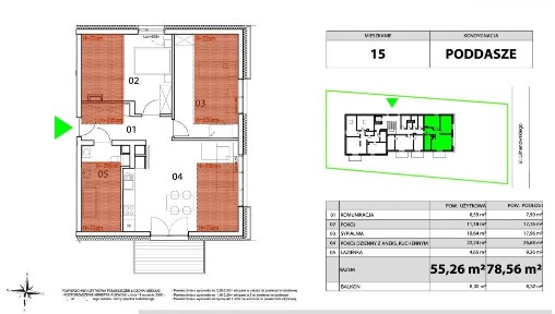 Nowe mieszkanie | 3 pokoje | poddasze | Raków