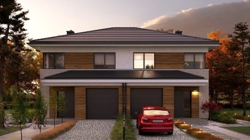 Nowoeczesny Dom w zabudowie bliźniaczej - Dzialka 540m2 - Świetny widok - Zalew Ruda