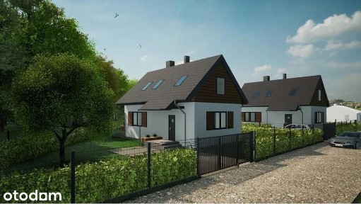 Nowy, przestronny dom całoroczny 93 m2 nad morzem