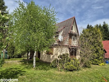 Winiary -klimatyczny domek letniskowy blisko rzeki Raby, działka 438m²