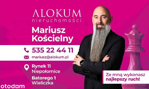 Przestronny dom z tarasem południowym Łapczyca.
