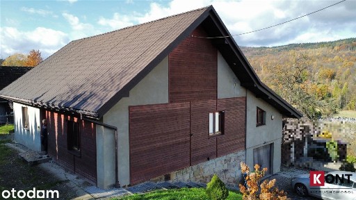 Stróża/ ok. Myślenic/ dom 110 m2/ garaż