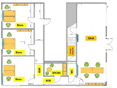 Lokal usługowo-biurowy 146 m² ul. Borowskiego, centrum Gorzowa