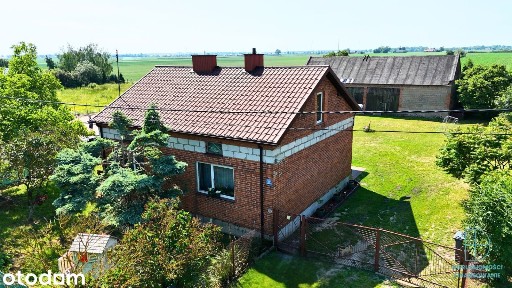 Dom z dużą działką 3164 m² - 4 min od Kutna, Wierzbie