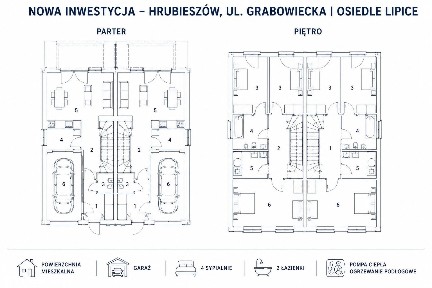 Dom w zabudowie blizniaczej z garażem i własnym ogrodem.