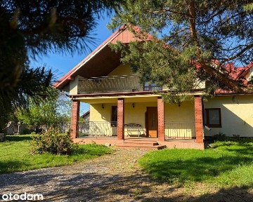 Dom pod Dęblinem | ogrodzona działka 2418 m² | dwustanowiskowy garaż