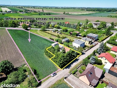 Malownicza działka zabudowana w Kruszy Duchownej