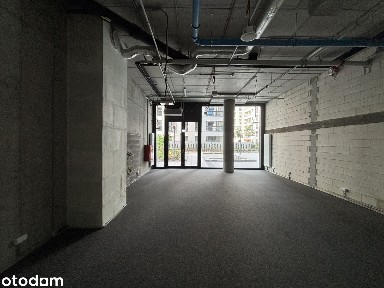 Lokal usługowy 70+12m² do wynajęcia|Towarowa Towers|parter|witryny