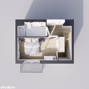 Ostatnie dwupoziomowe mieszkanie 50,88 m2 - BEZ PROWIZJI