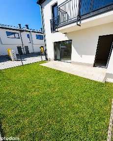 Bezczynszowe mieszkanie w szeregowcu z ogródkiem, 2 miejsca postojowe