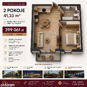 2 pokoje | Politechnika | Balkon | 41,33 m² | Sukcesja | Uczelnia