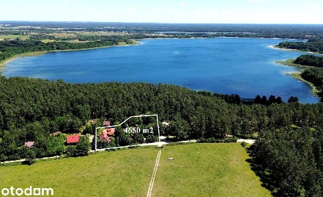 Agroturystyka nad jeziorem blisko lasu Narty Mazury