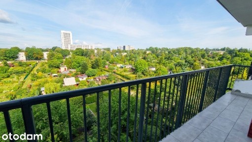 3 pokoje, 61m2 z widokiem na ogródki działkowe