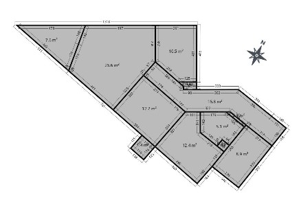 4 pokoje 94m² + 2 miejsca park. + piwnica | Gdańsk ul. Myśliwska 33